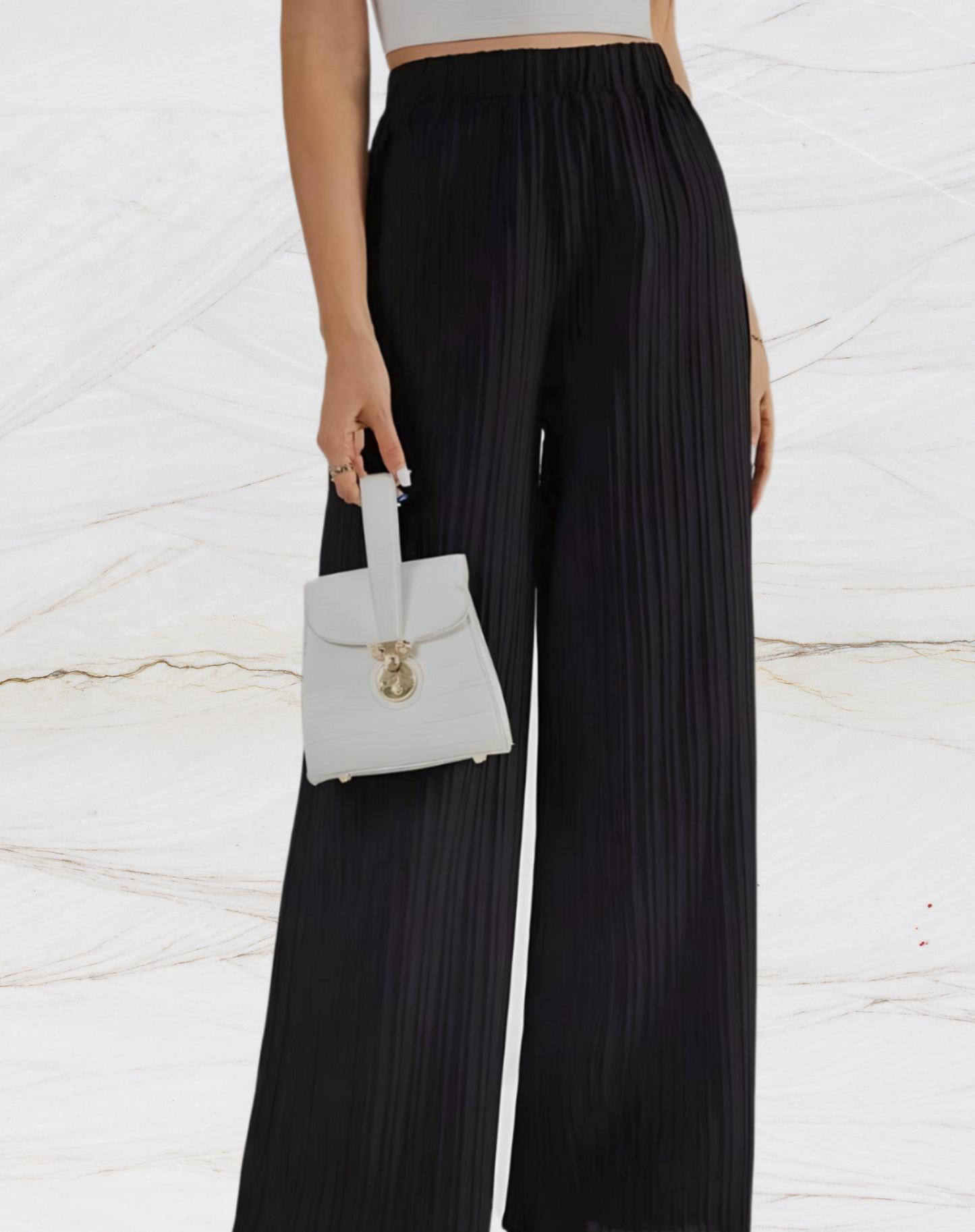 Chloé - Weite Hose mit horizontalem Futter