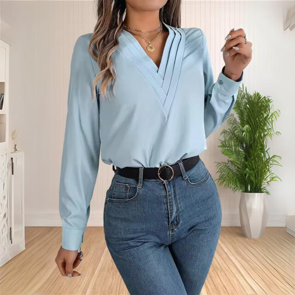 Mildrith - Elegante Bürobluse