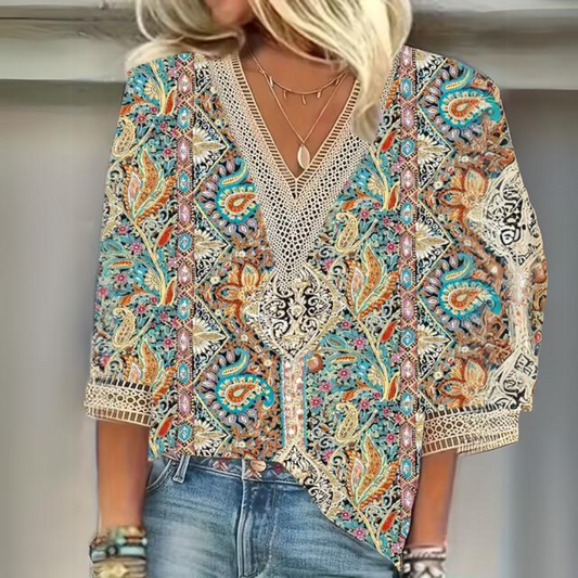 Milena – Elegante Grote-Bluse