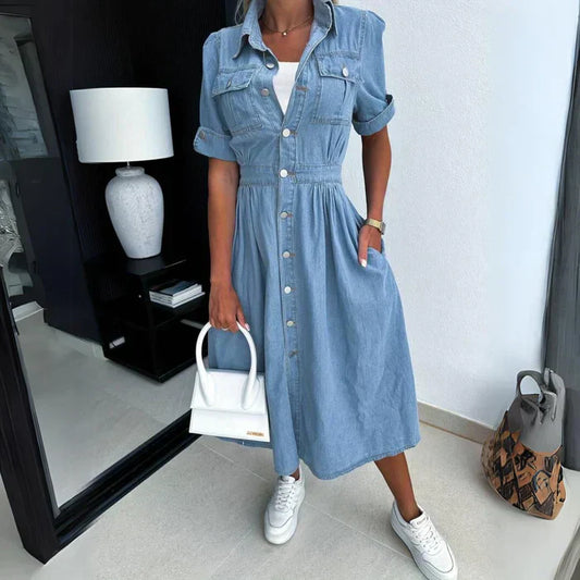 Mimi - Stylisches Jeanskleid für Frauen
