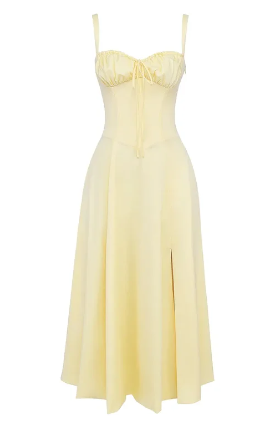 Mirea - Trägerloses Kleid mit Blumenmuster