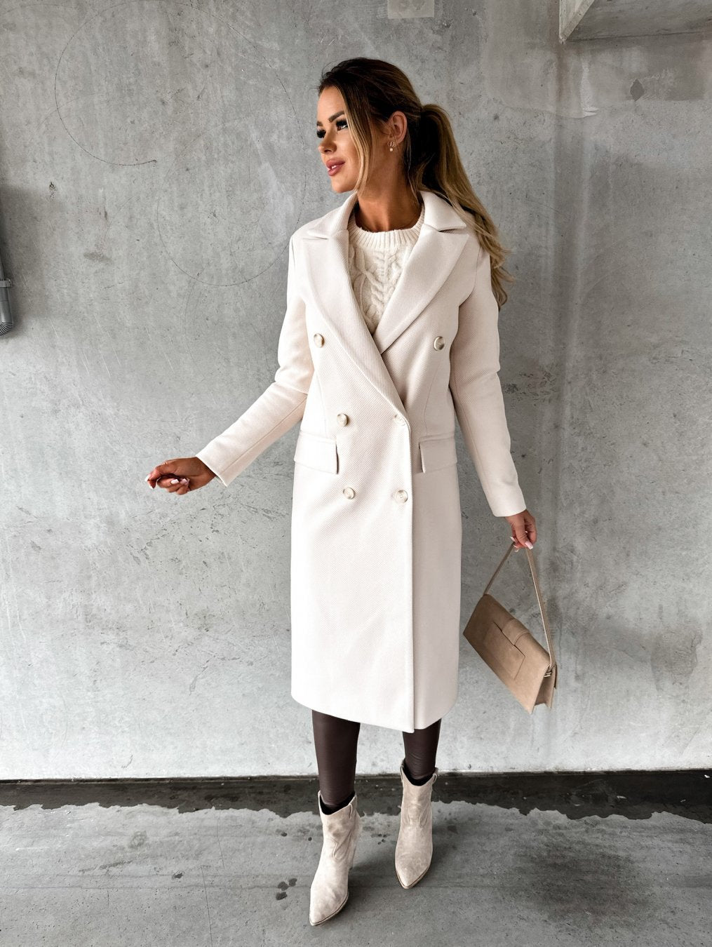 Prudence - Elegante lange Jacke für Frauen