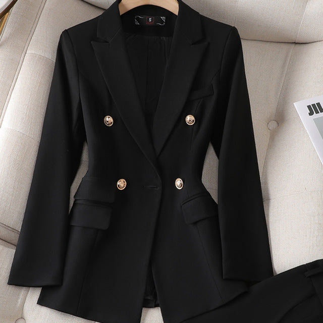 Kounie - Elegantes Blazer- und Hosenset für Damen