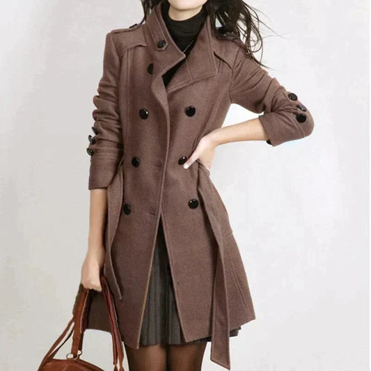Modische Damenjacke mit Gürtel