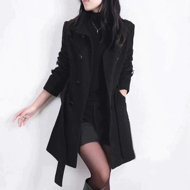 Modische Damenjacke mit Gürtel