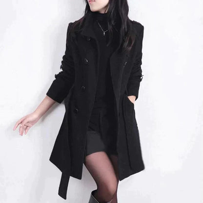 Modische Damenjacke mit Gürtel