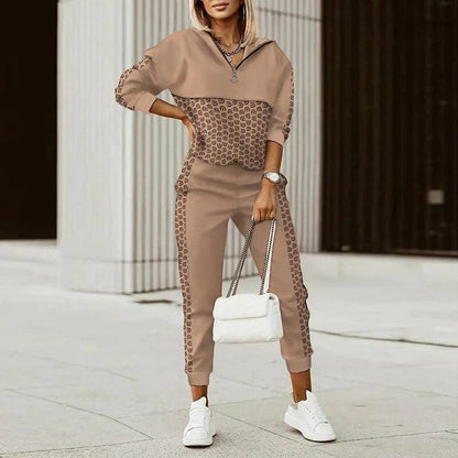 Fleur | Checkered Outdoor-Bekleidungsset für Frauen