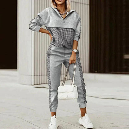 Fleur | Checkered Outdoor-Bekleidungsset für Frauen