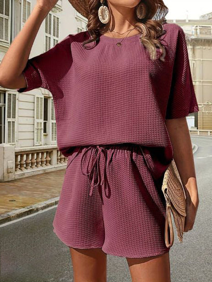 Veil - Stylisches und bequemes zweiteiliges Sommer-Set für Frauen