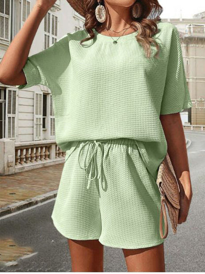 Veil - Stylisches und bequemes zweiteiliges Sommer-Set für Frauen