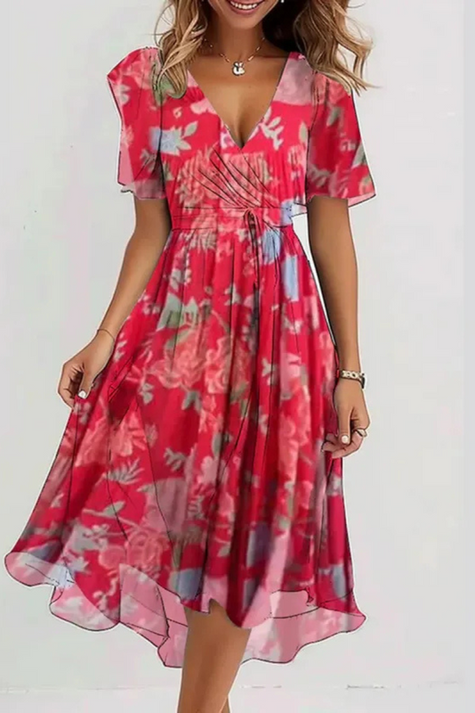 Monroe | Sommer Elegantes Chiffon Kleid