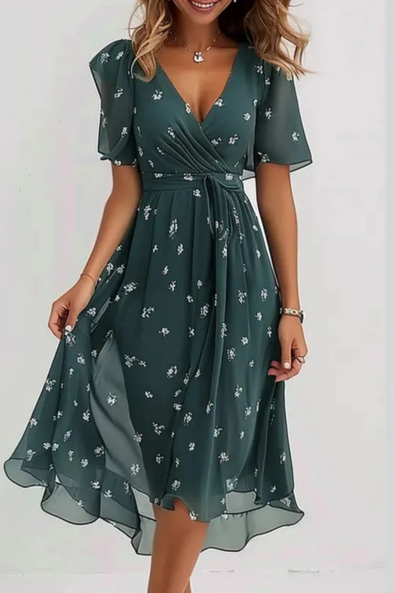 Monroe | Sommer Elegantes Chiffon Kleid