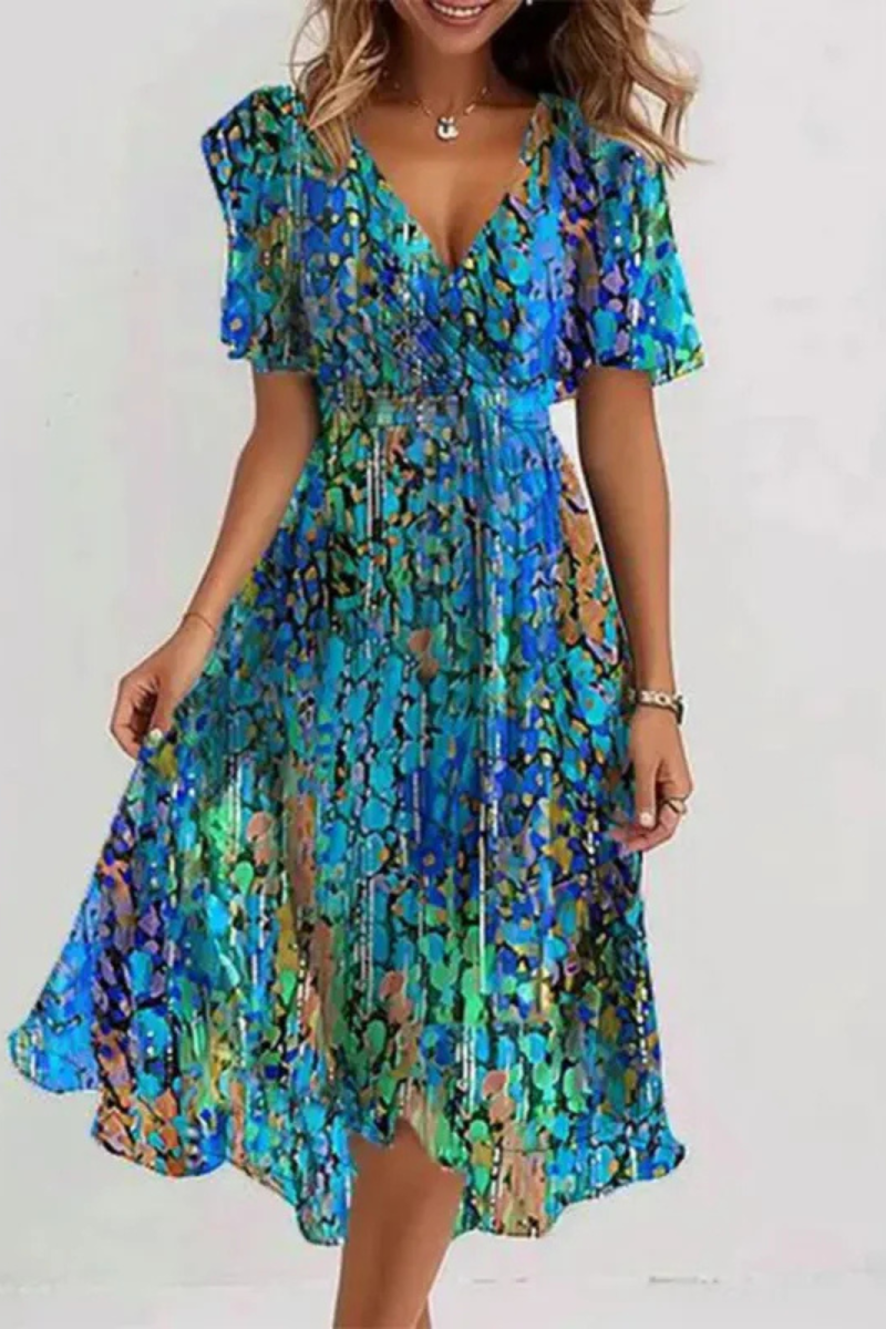 Monroe | Sommer Elegantes Chiffon Kleid