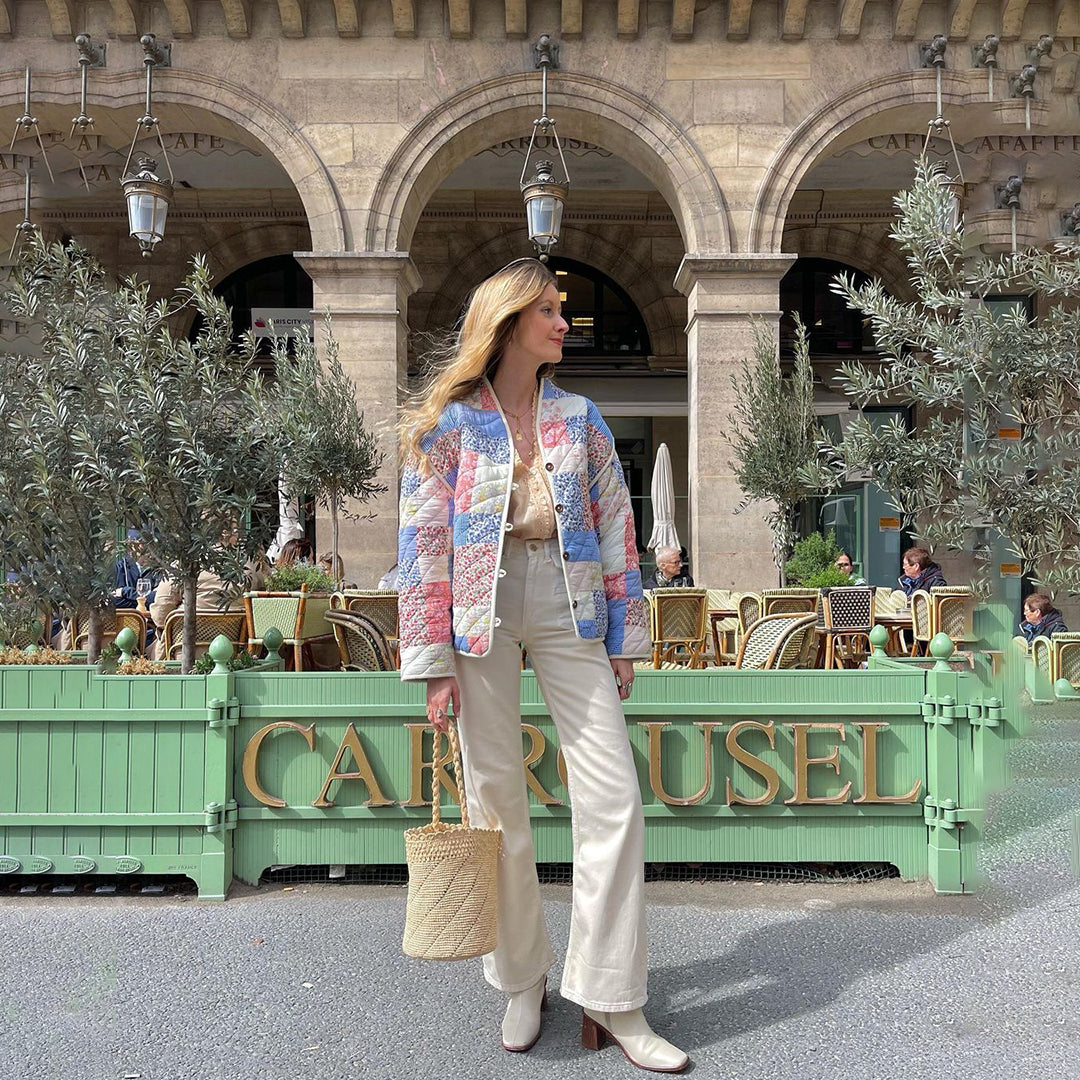 Tahlia - stylische bedruckte Steppjacke