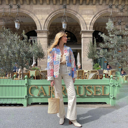 Tahlia - stylische bedruckte Steppjacke