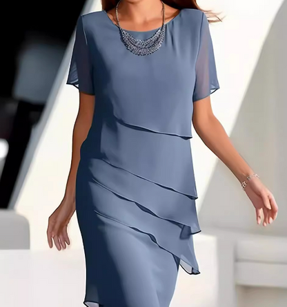 Natalia - Schlichtes ärmelloses Minikleid