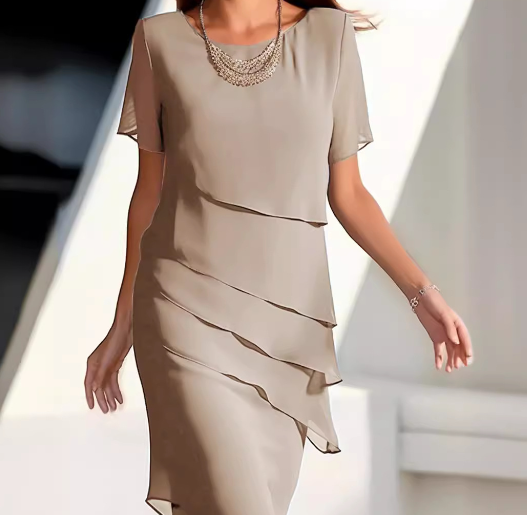Natalia - Schlichtes ärmelloses Minikleid