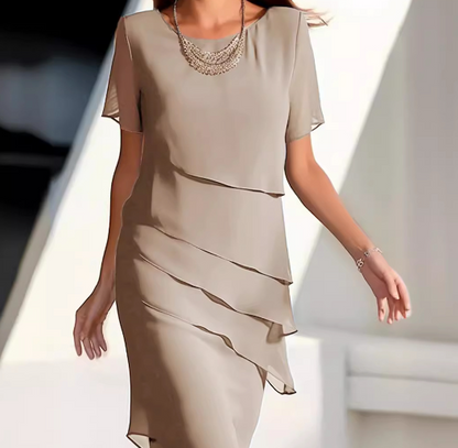 Natalia - Schlichtes ärmelloses Minikleid