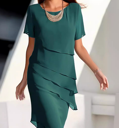 Natalia - Schlichtes ärmelloses Minikleid