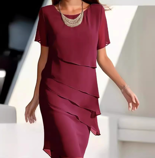 Natalia - Schlichtes ärmelloses Minikleid