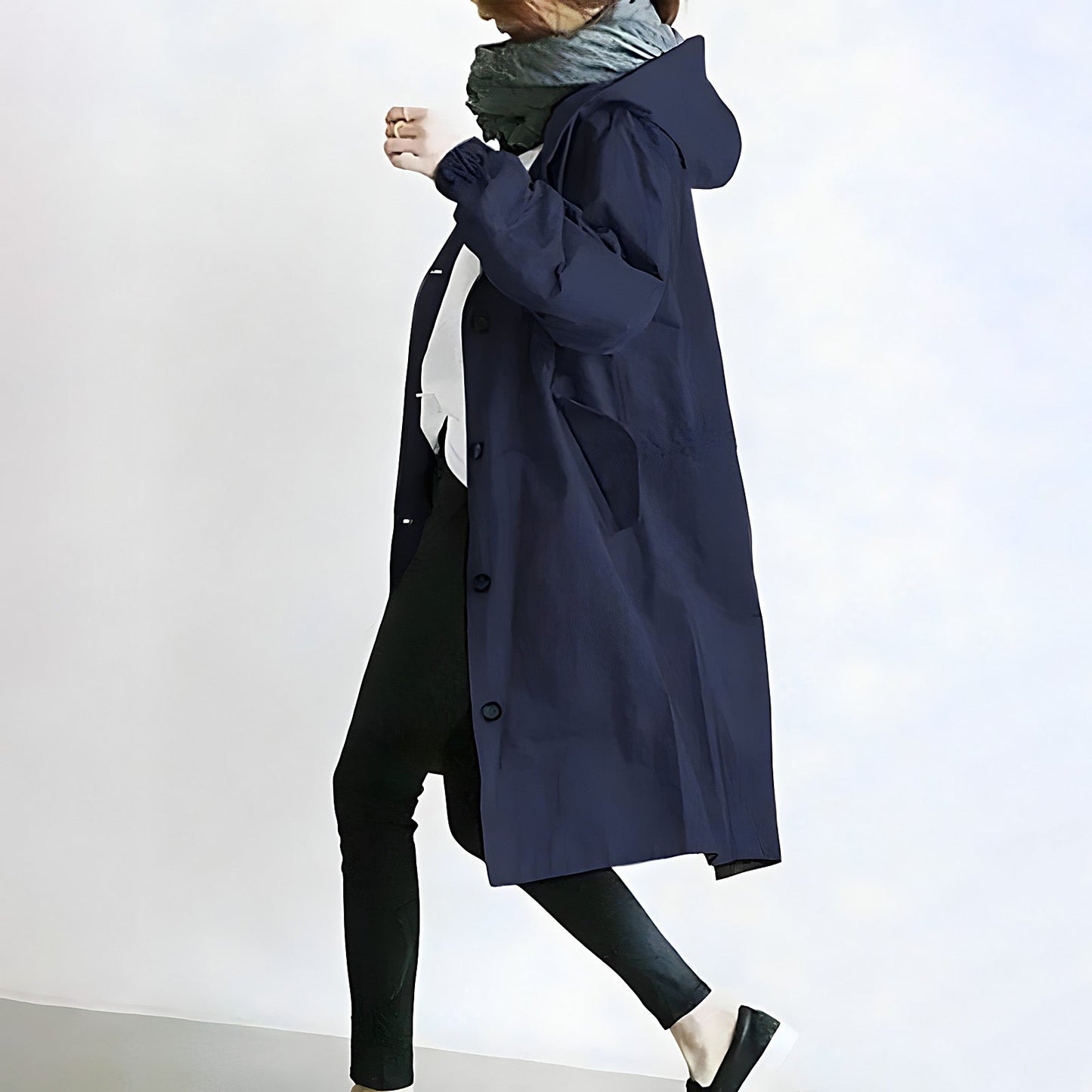 Elisa - Mantel mit Kapuze für Damen