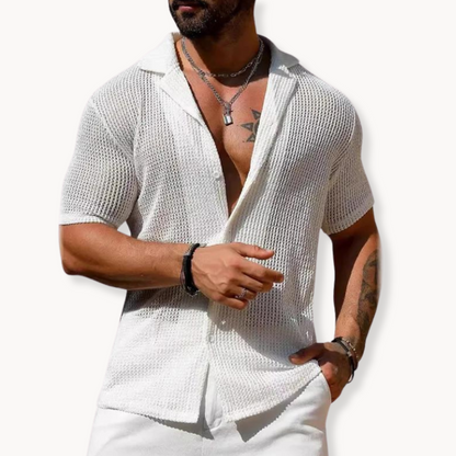 Milan | Stylisches Hohlkörper-Strickhemd
