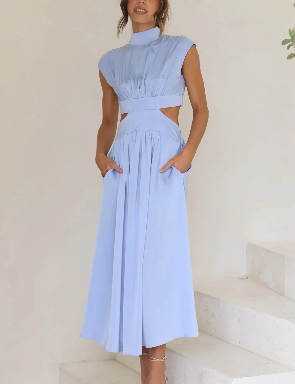 Nikki - Elegantes Kleid mit Taschen