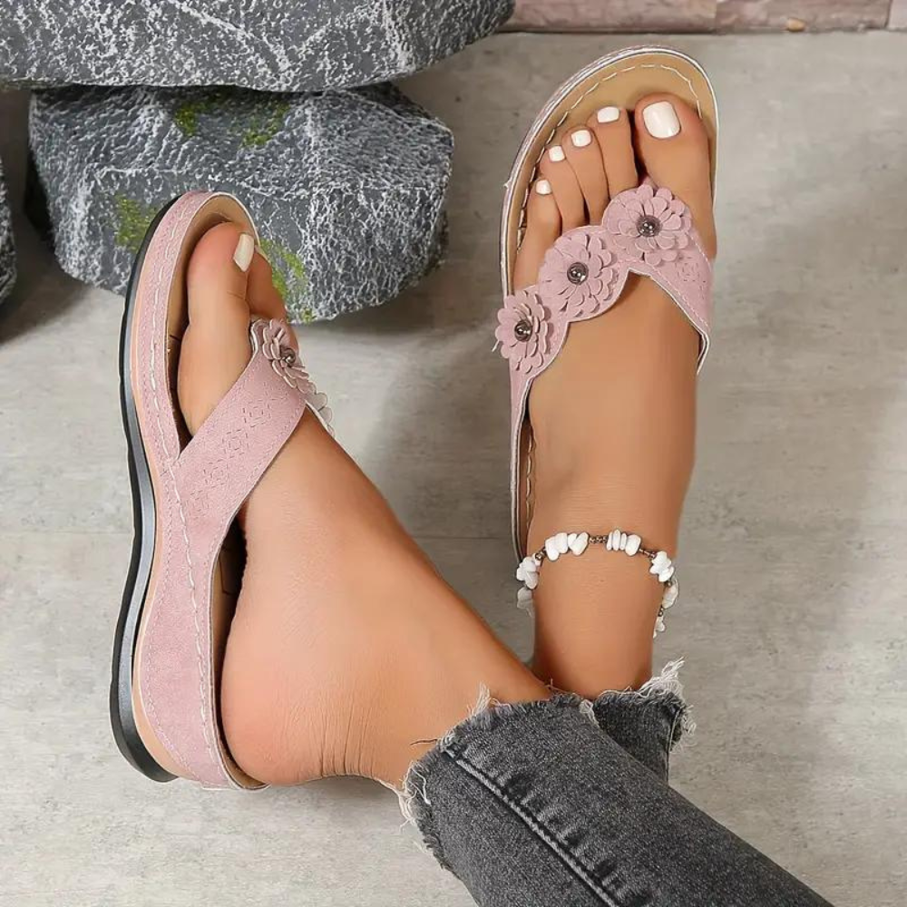Nina - Elegante orthopädische Hausschuhe