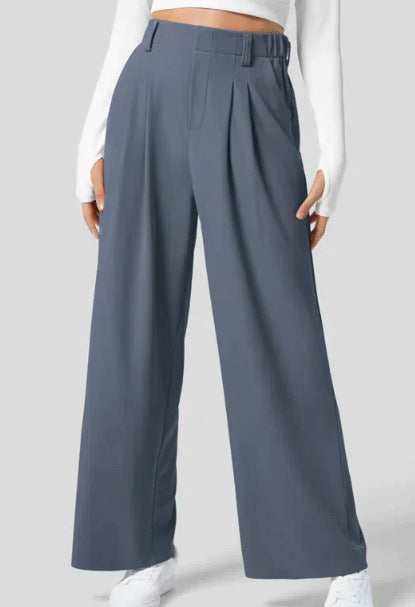 Gerade Hose mit hoher Taille für Frauen