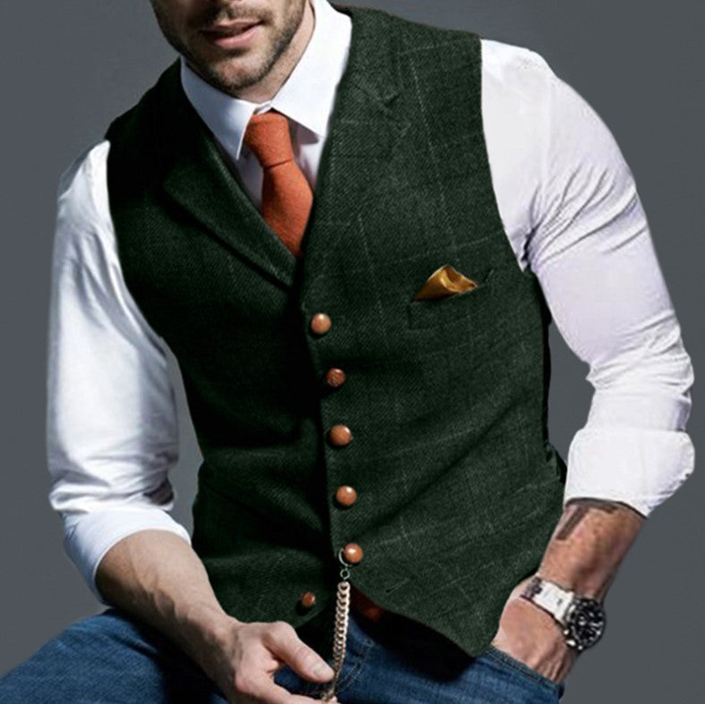 Cappi™ | Elegante geknöpfte Weste für Männer