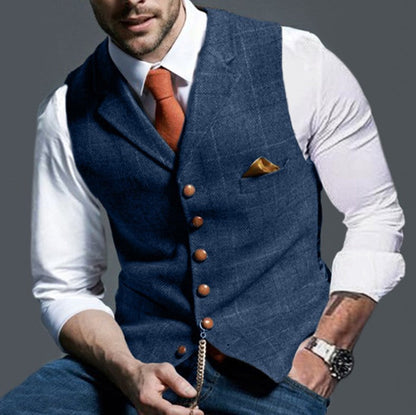 Cappi™ | Elegante geknöpfte Weste für Männer