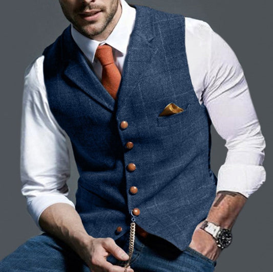 Cappi™ | Elegante geknöpfte Weste für Männer
