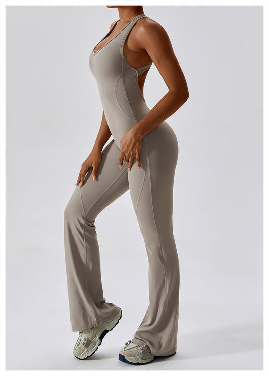 Delphine - Overall mit weitem Bein