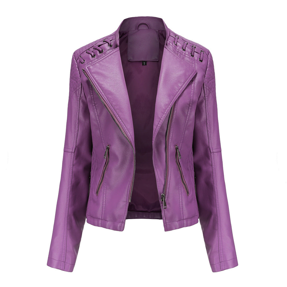 Jacke aus veganem Leder