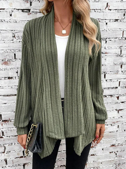 Strickjacke mit Halsausschnitt für Frauen