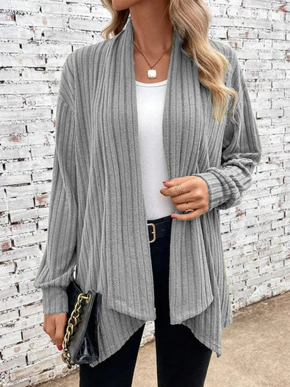 Strickjacke mit Halsausschnitt für Frauen