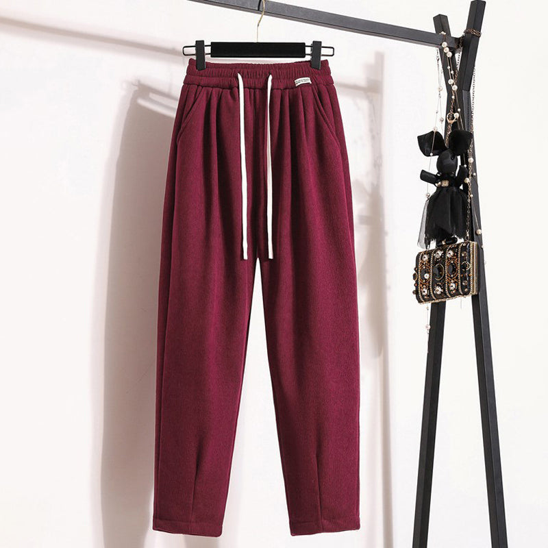 Florence - Einfarbige warme Hose