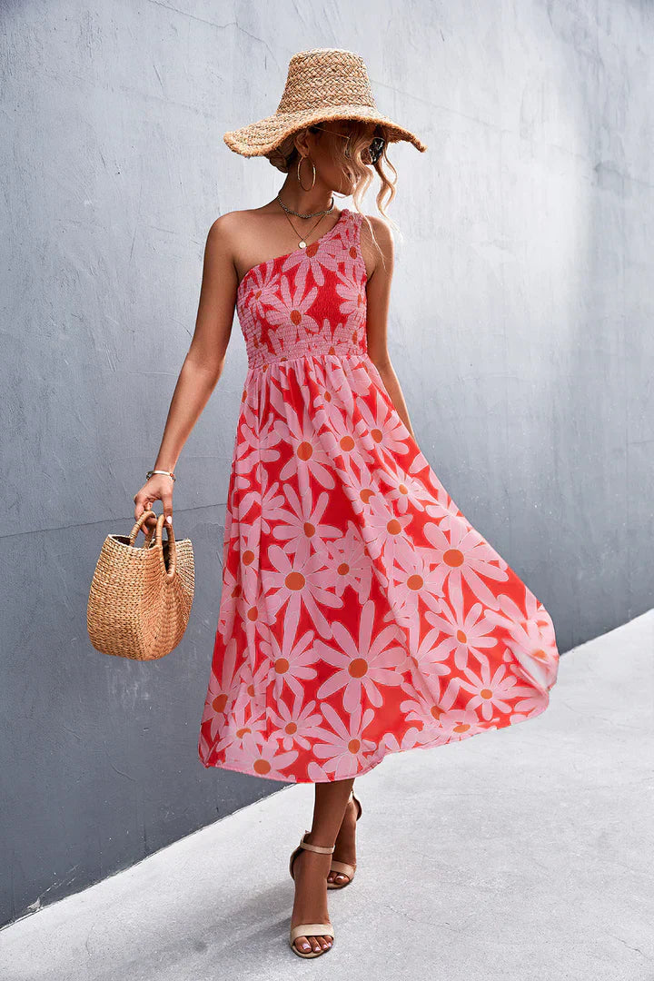 Sommerkleid mit Blumendruck