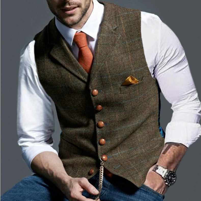 Cappi™ | Elegante geknöpfte Weste für Männer