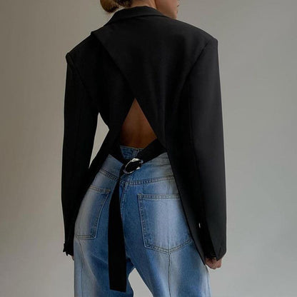 Adele | Rückenfreier Blazer