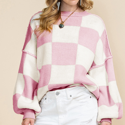 Marlie - Bequemer, dicker Strickpullover für den Herbst für Frauen