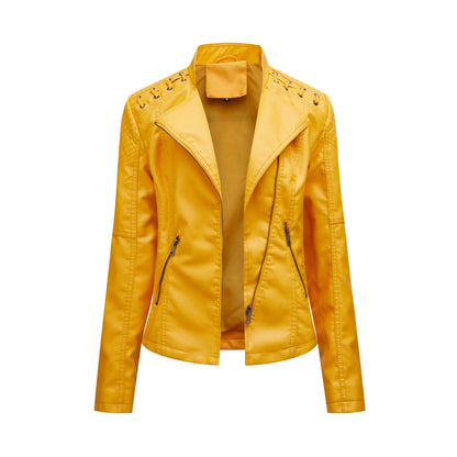 Jacke aus veganem Leder