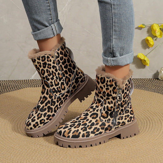 Stiefel mit Leopardenmuster - Kenilda