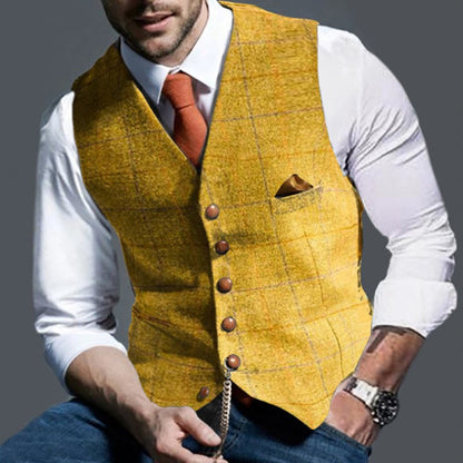 Cappi™ | Elegante geknöpfte Weste für Männer