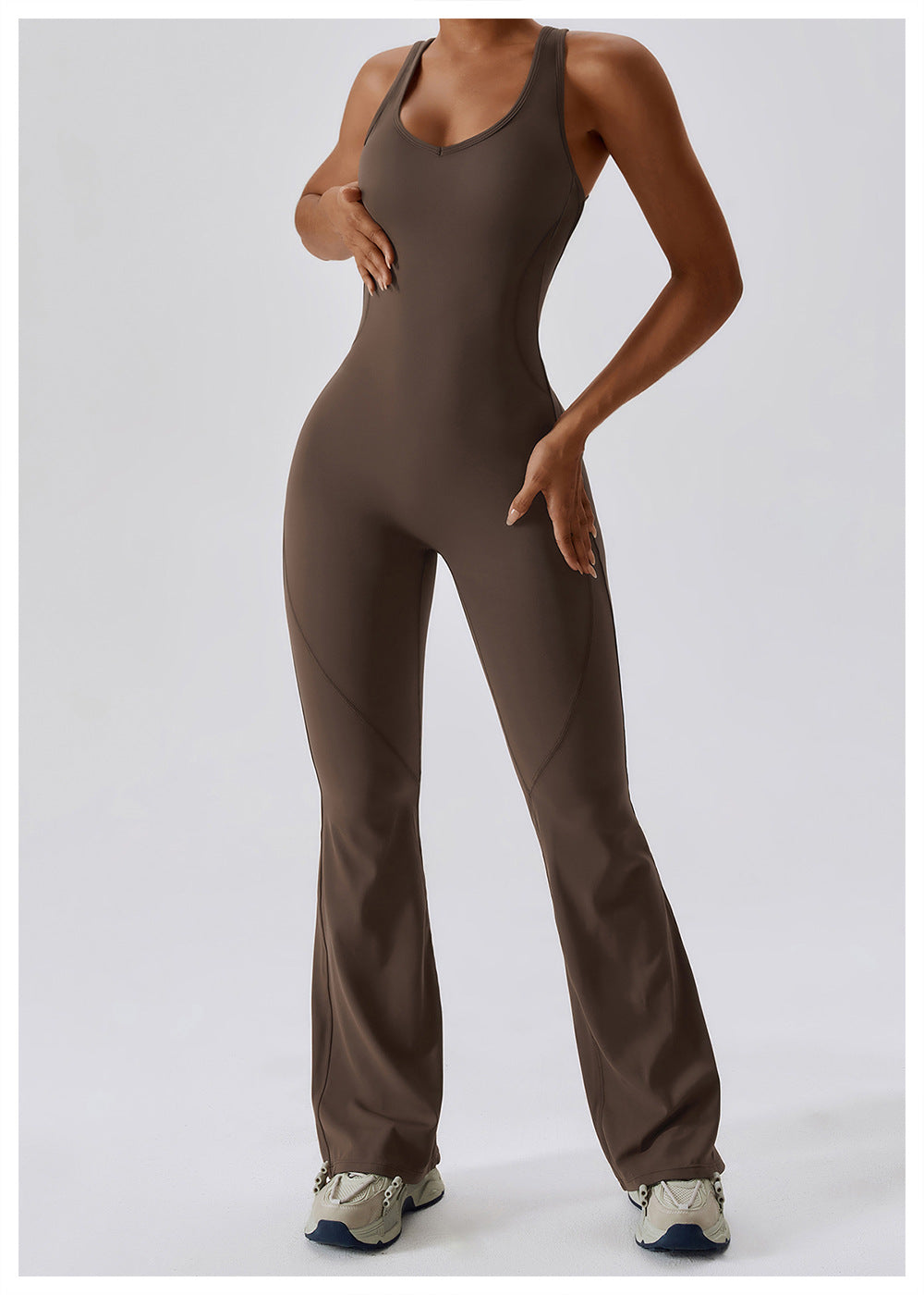 Delphine - Overall mit weitem Bein