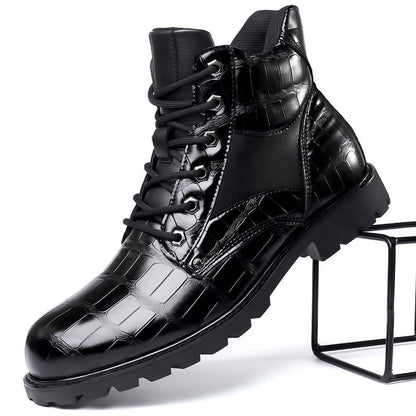 Nyvora™ | Elegante Stiefel mit Kroko-Finish