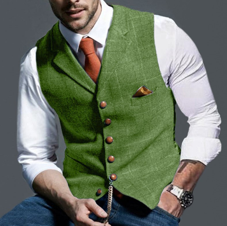 Cappi™ | Elegante geknöpfte Weste für Männer
