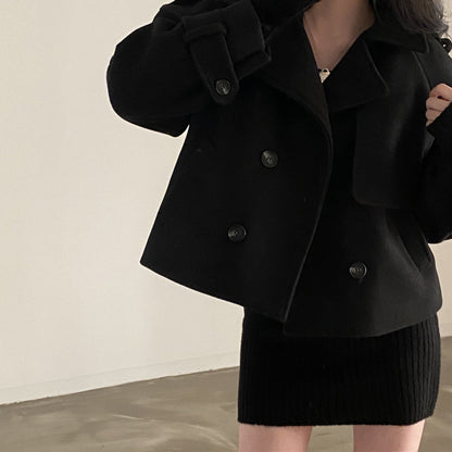 Lucia - Übergroße Jacke mit Knöpfen für Frauen