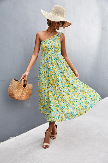 Sommerkleid mit Blumendruck