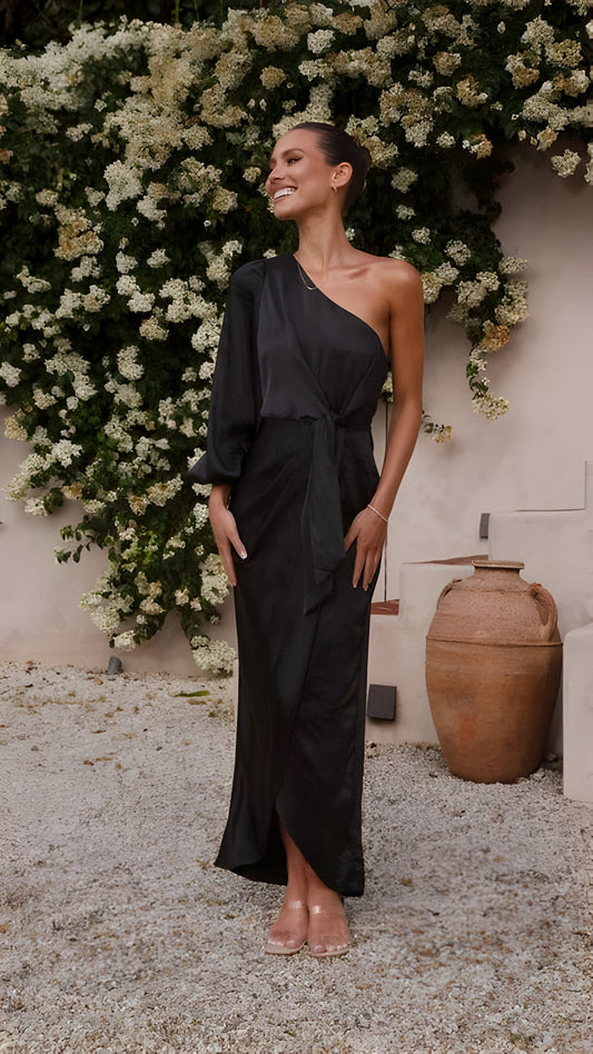 Elarin | Maxikleid aus Satin
